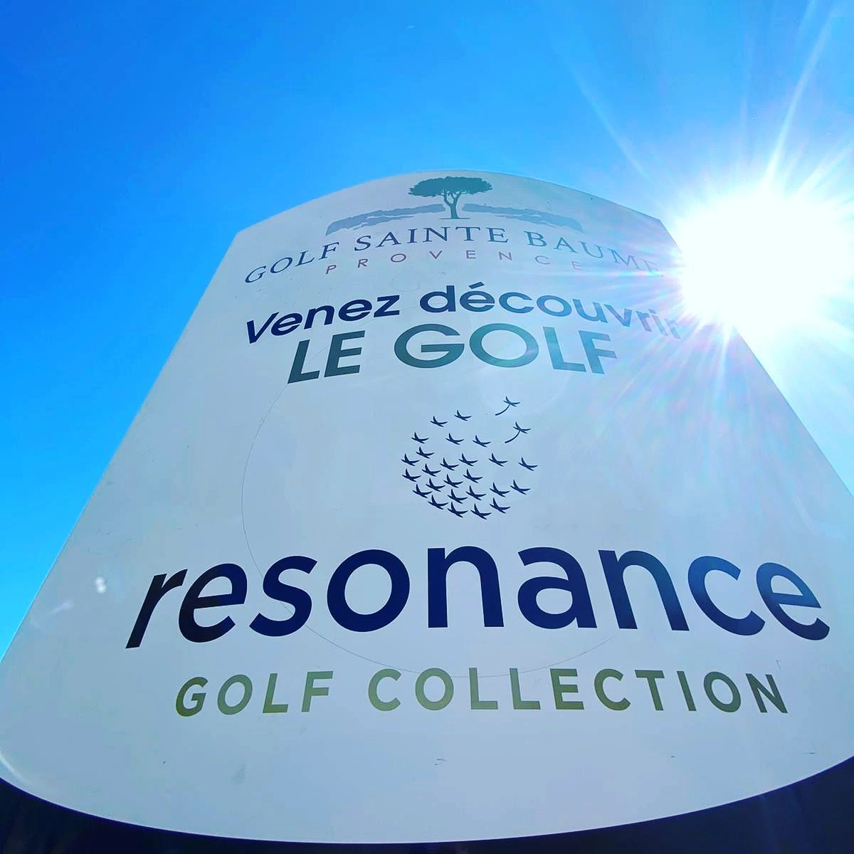 Signalétique grand format Golf Sainte Baume