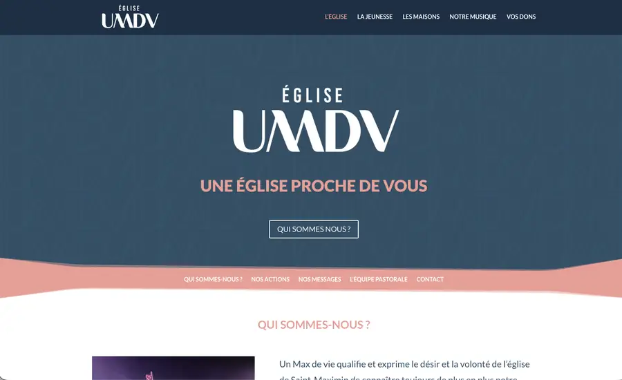 Aperçu du site Un Max de Vie